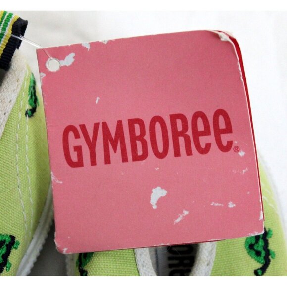 NEW 2006/05 Gymboree Prep Canvas Sneaker Shoes sz 12 Embroidered Turtles Green - Picture 9 of 10